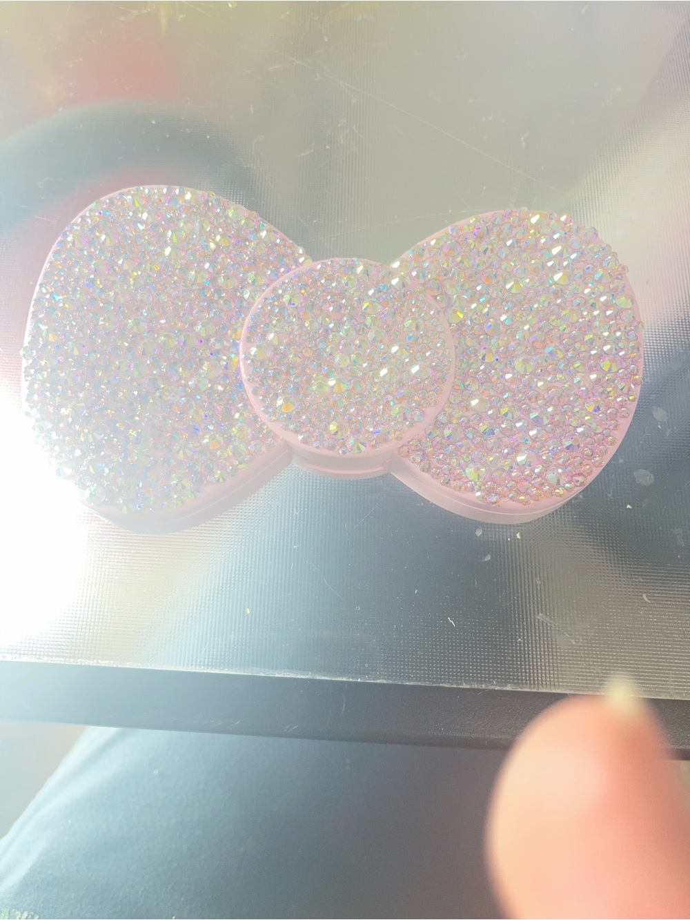 💖 Hello Kitty Bling LED Compact Mirror 💖 - Picture 5 of 5